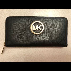 Michael Kors Black Leather Wallet